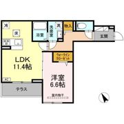 D Paina Yabe 2の間取り画像