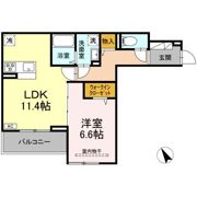 D Paina Yabe 2の間取り画像