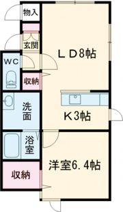 旭町ハウスⅡの間取り画像