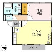 ウィルモア鬼橋 B棟の間取り画像