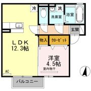D-room古国府の間取り画像