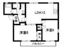 ドミールN－1の間取り画像
