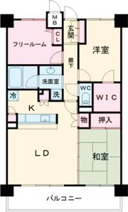 エスリード五位堂の間取り画像