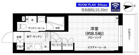 グランドコンシェルジュ世田谷アジールコートの間取り画像