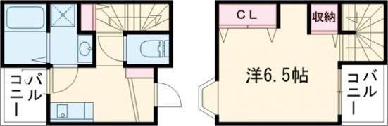 アレフガルド楽々園の間取り画像
