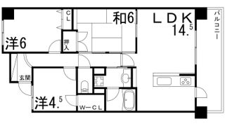 アゴラオーキッド富永の間取り画像