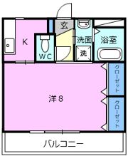 リリィの間取り画像