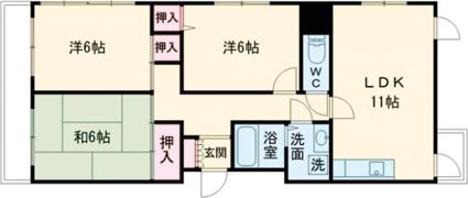 ソサエティ服部の間取り画像