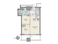 WORLD TOWER RESIDENCEの間取り画像