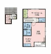 ミルフィーユ角田の間取り画像