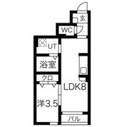 vogue house F(ヴォーグハウスF)の間取り画像