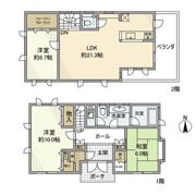 東船橋戸建の間取り画像