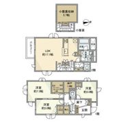 八幡山戸建の間取り画像