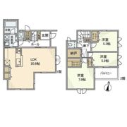 大泉学園町戸建の間取り画像