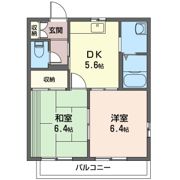 サンハイツ港南の間取り画像