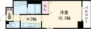 ドゥナーレ畑江通の間取り画像