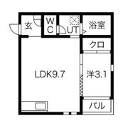 エステート西高蔵の間取り画像