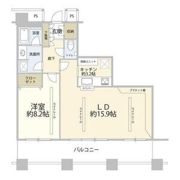 ディアマークスキャピタルタワーの間取り画像
