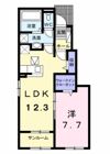 ライラック Aの間取り画像
