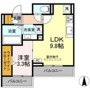 セレスティア西荘 EASTの間取り画像