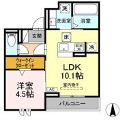 セレスティア西荘 WESTの間取り画像