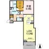 セレスティア西荘 WESTの間取り画像