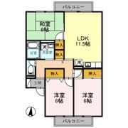 エーデルハイムの間取り画像