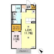 セジュール タクボの間取り画像