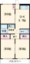 棚網レジデンスの間取り画像