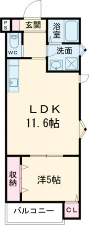 Class－A長瀬の間取り画像