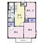 網干区坂上アパート3の間取り画像