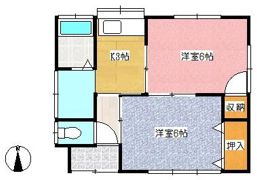 美弥咲貸家（ミヤサキカシヤ）の間取り画像