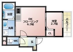 THE NOBLES 聖マリア病院前の間取り画像