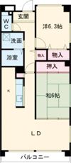 クリスタルコート清荒神の間取り画像