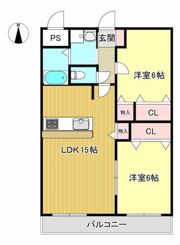 パレロワイヤル小松町の間取り画像
