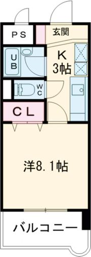 アーバンハイツ南台の間取り画像