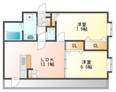 オリジンの間取り画像