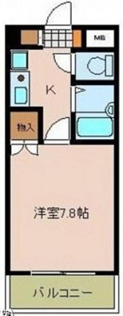 ドミトリー庚午壱番館の間取り画像