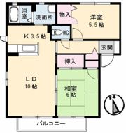 アンソレイユ A棟の間取り画像