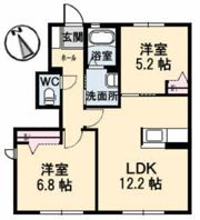 シャイニーヒルズE＆Mの間取り画像