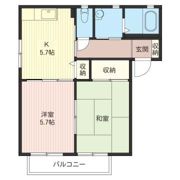 シャトーボヌール Bの間取り画像