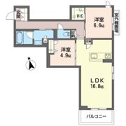 プレステージア稲荷木の間取り画像