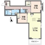 プレステージア稲荷木の間取り画像