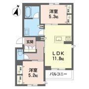 クオリスタ薬円台の間取り画像