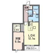 クレスティークⅡの間取り画像