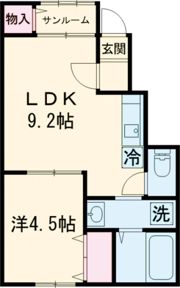 パラディ Aの間取り画像