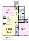 グランパレス Ⅲの間取り画像