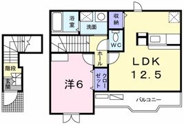 優美 Aの間取り画像