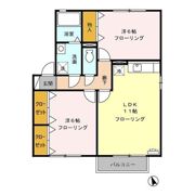 ユーエス広見の間取り画像