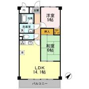 グリーンハイツ中島の間取り画像